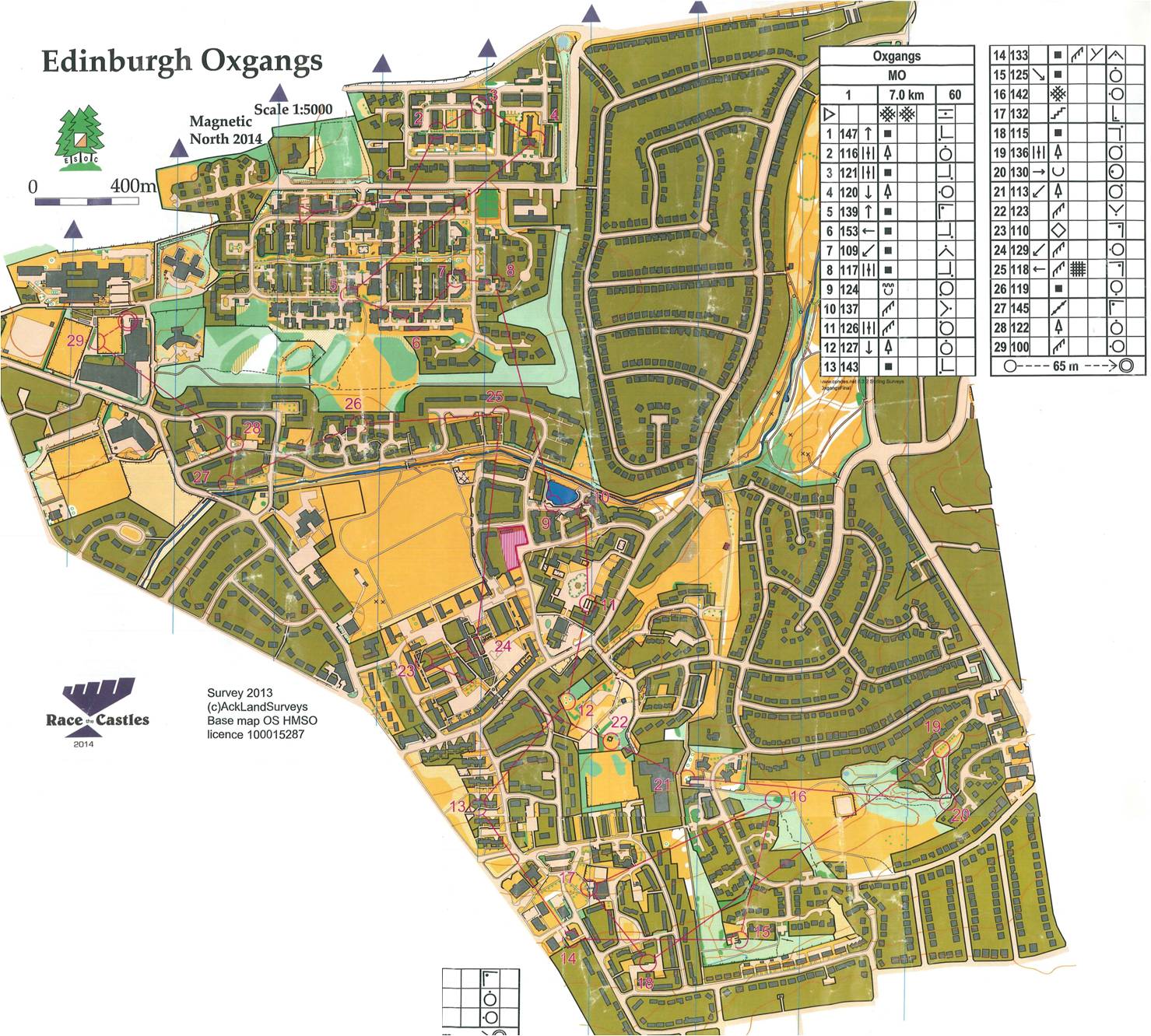 ESOC Edinburgh Weekend inc. Scottish Uni Champs  (09.11.2013)