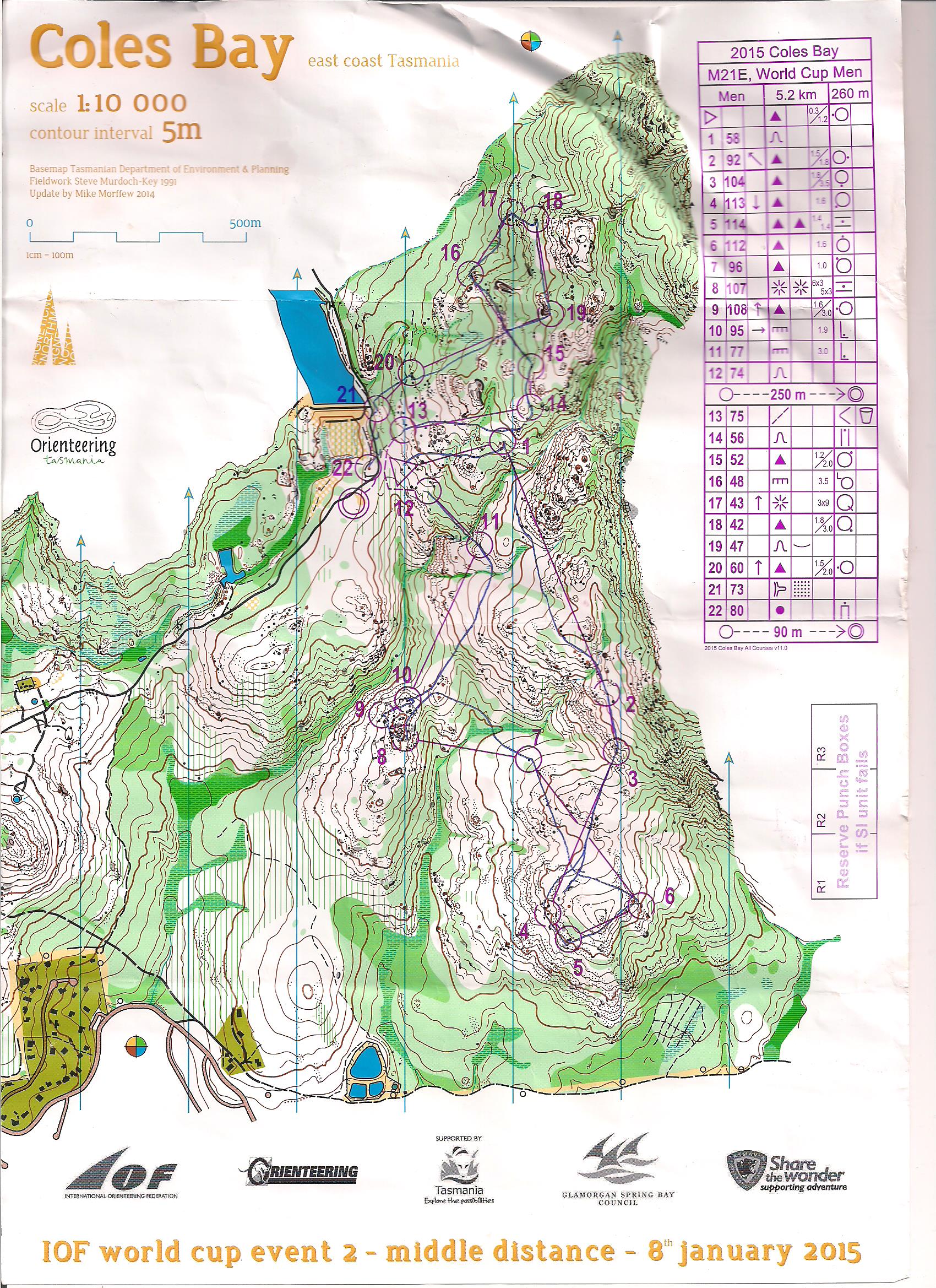 Tazmania World Cup Middle  (27/01/2015)