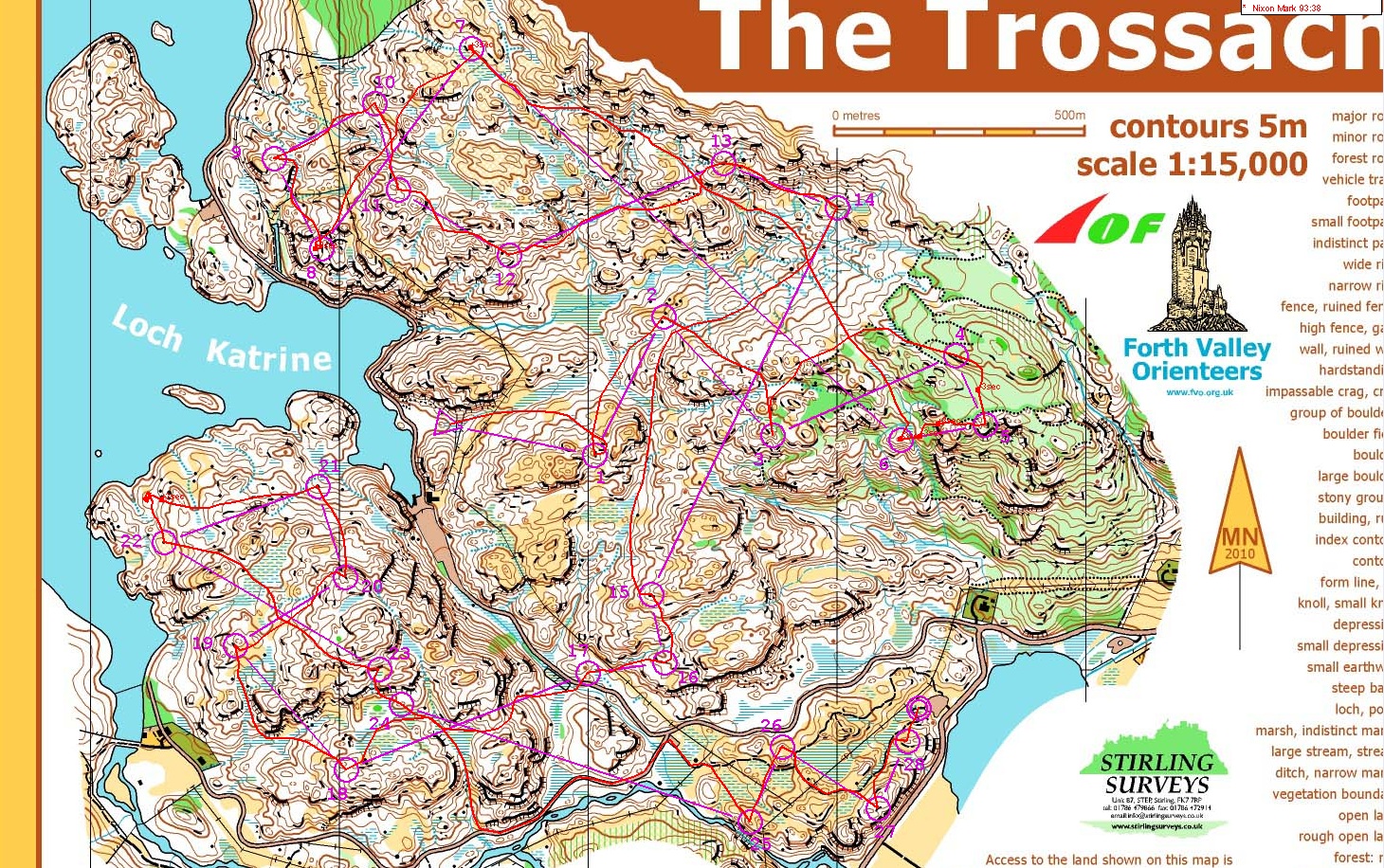 UK O League 4, The Trossachs (2013-03-17)